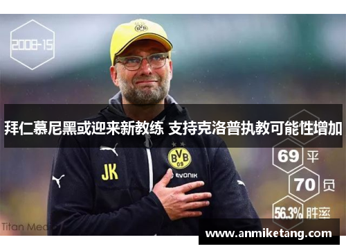 拜仁慕尼黑或迎来新教练 支持克洛普执教可能性增加